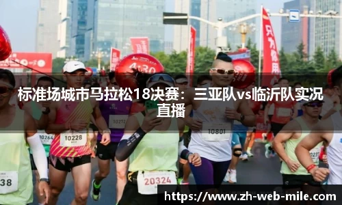 标准场城市马拉松18决赛：三亚队vs临沂队实况直播